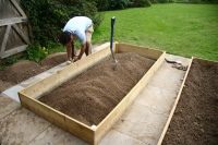 Finishing the Very Last Raised Bed