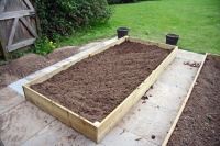 Newly Completed Raised Bed